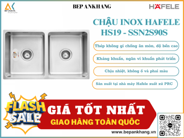 CHẬU INOX HAFELE  HS19 - SSN2S90S  567.23.020